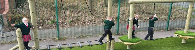 St Bridget's Catholic Primary School's Tremendous Trim Trail!